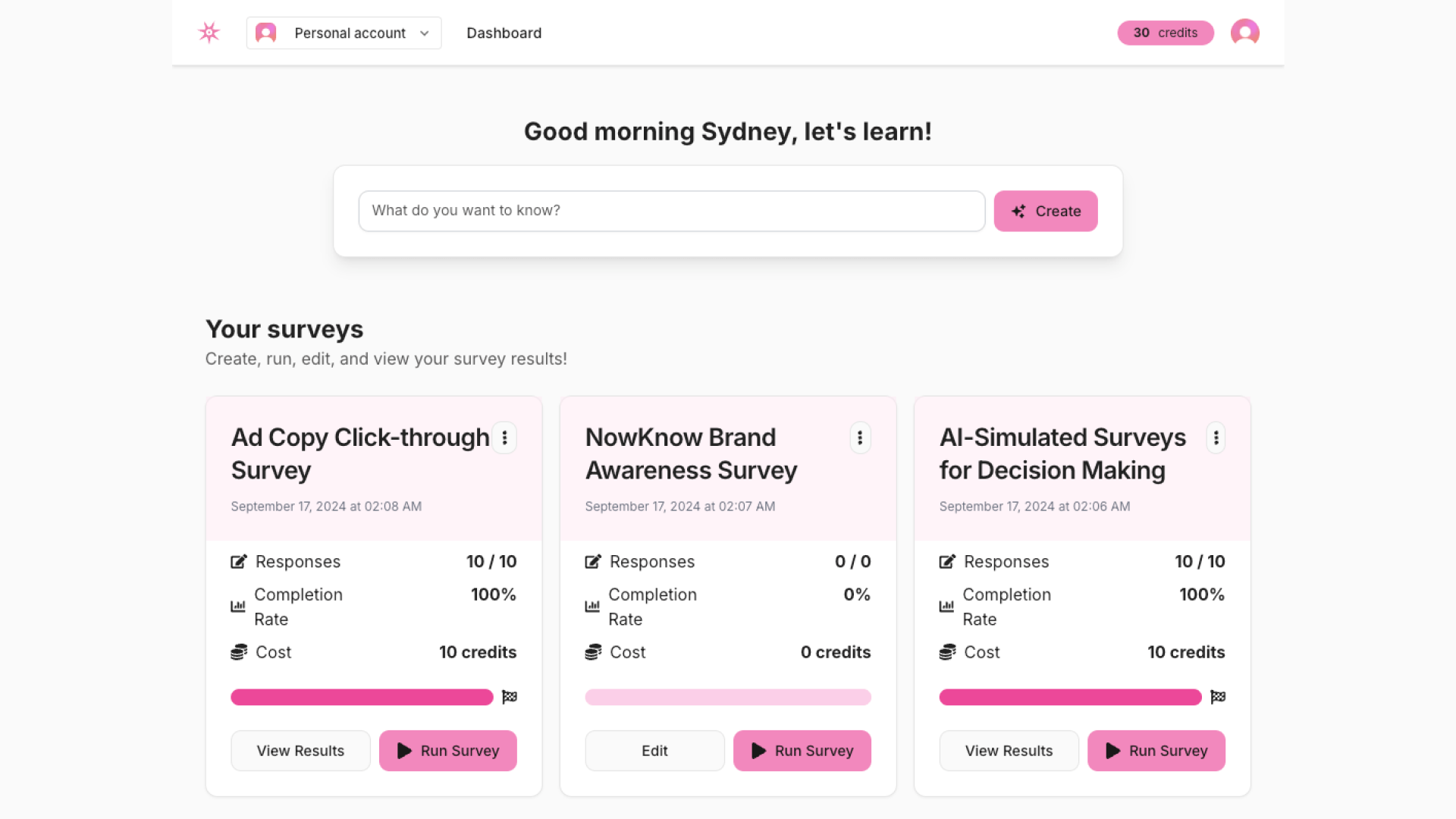 Surveys answered by AI personas - AItrendytools